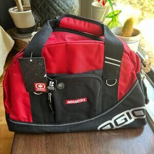 NWT Ogio Travel Bag Half Dome Duffel red “McCarthy’s”